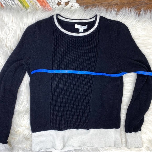 1901 dual color crew neck sweater small - Picture 2 of 5
